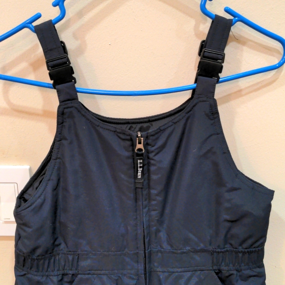 Kids size 10 LL Bean snow bibs
